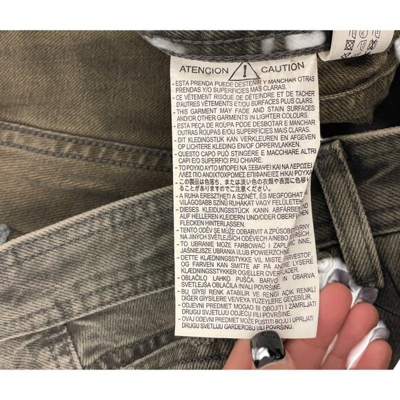 Zara Mens Baggy Jeans EU 44 US 34 Gray Faded Cotton Lyocell Blend 6045/401 NWT - Picture 9 of 16